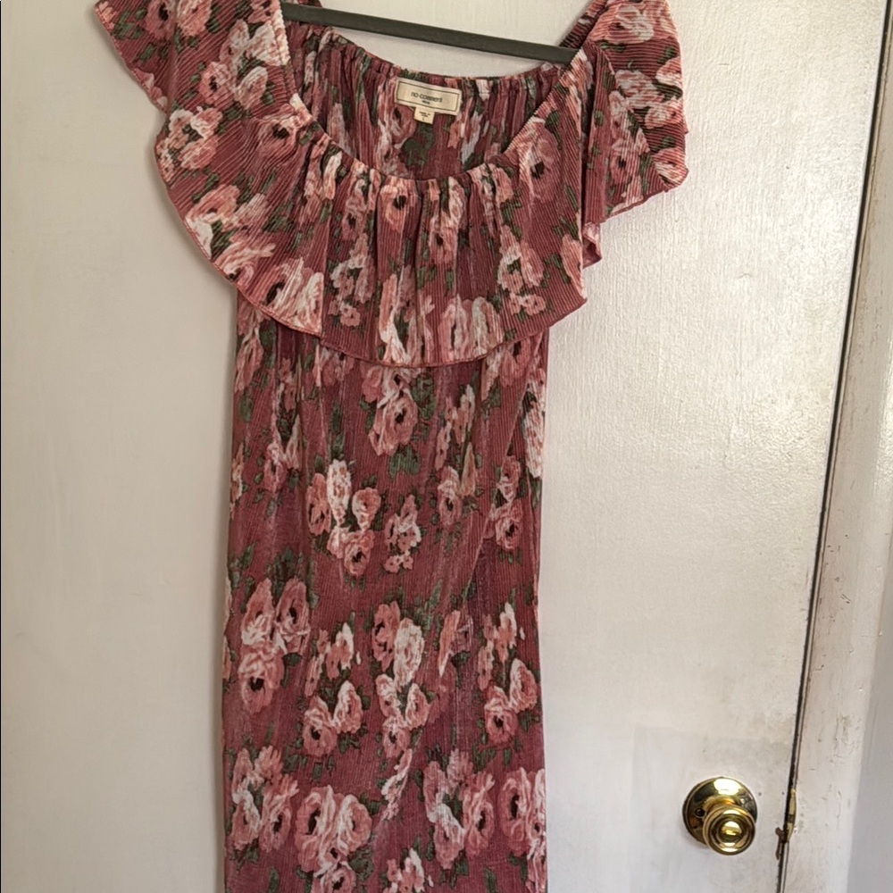 Floral Off-Shoulder Dress